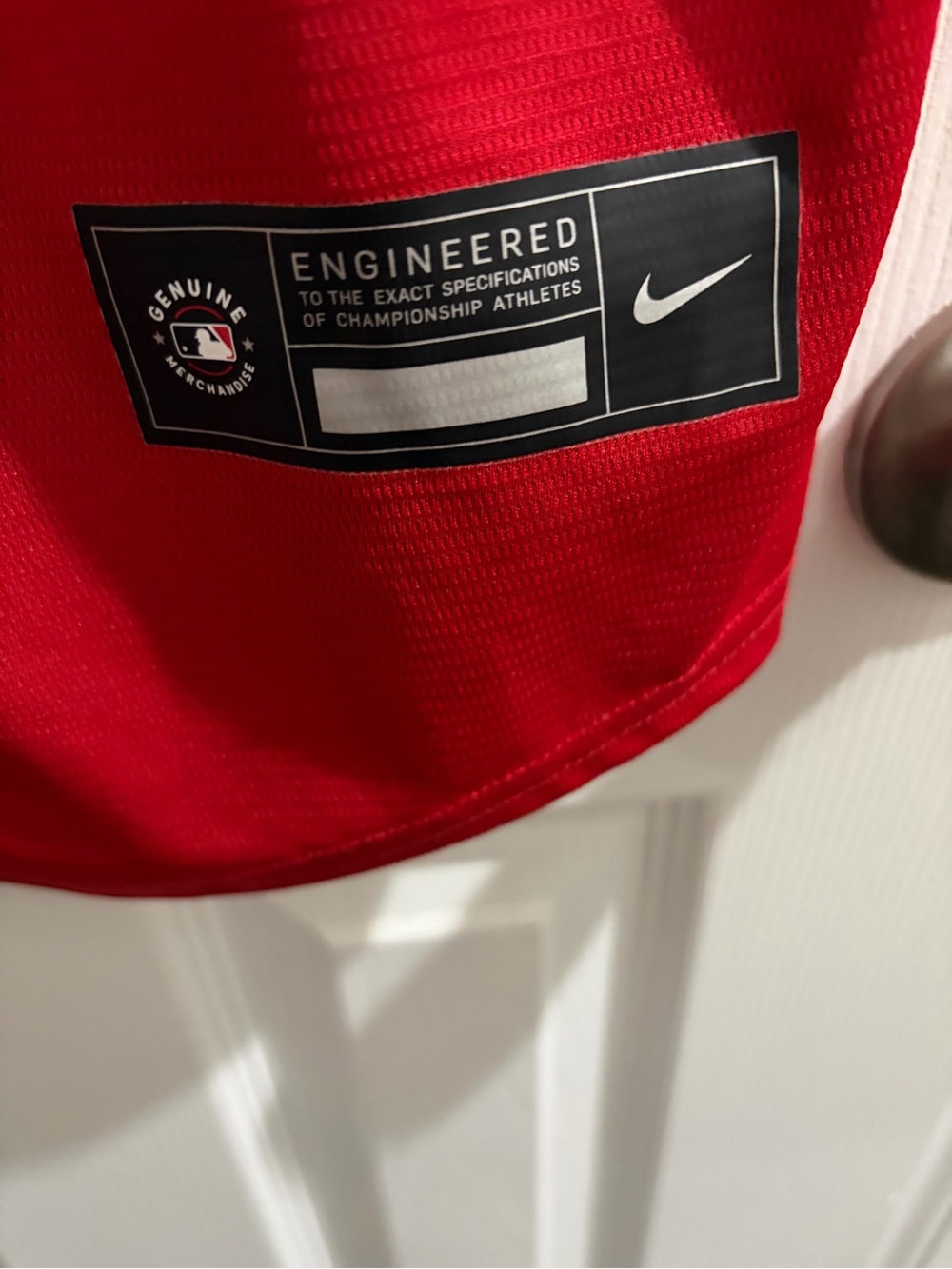 Nike Red Texas Rangers Alternate Athletic Jersey Top - Picture 3 of 5